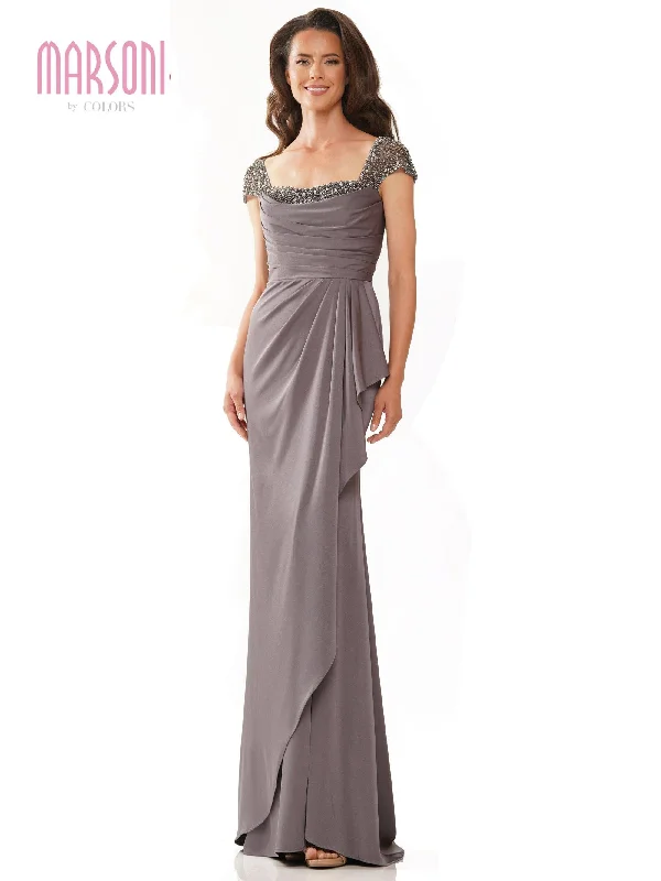 Women's Seasonal Clothes Budget-Friendly Fashion Marsoni Long Formal Mother of the Bride Gown 1182