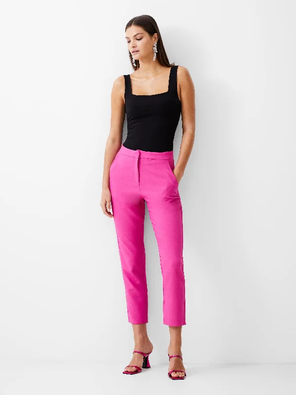 Women's Comfy Attire For Lounging Last Chance Sale Tailored Tapered Ankle Grazer Trousers