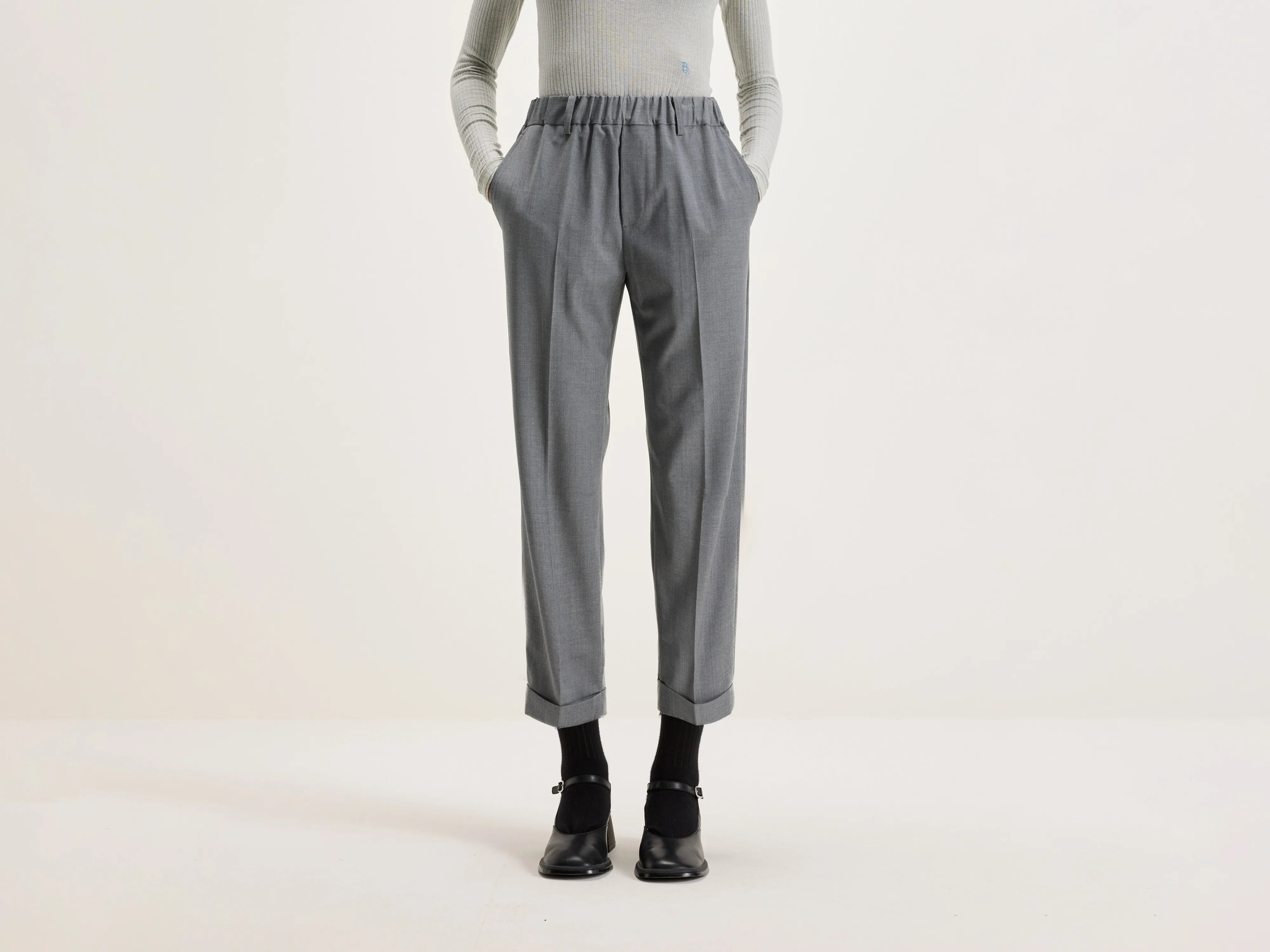 Classic Women's Apparel Low Price Special Robin Wool Pants  (242 / W / GREY)