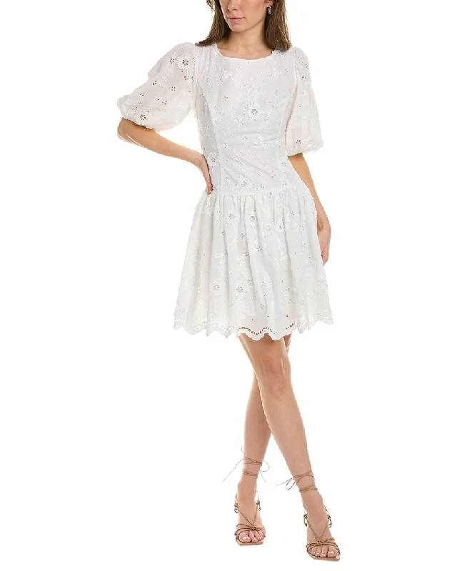 Women's Clothes Summer Splash Sale Marchesa Notte Lace Mini Dress