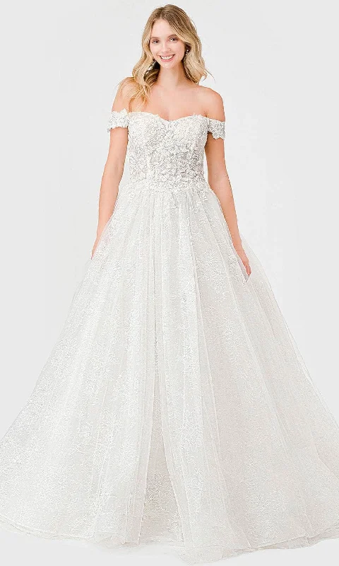 Vintage-Inspired Women's Apparel Flash Sale, Don'T Miss Trevi Collection MS0027 - Off Shoulder Lace Bridal Dress