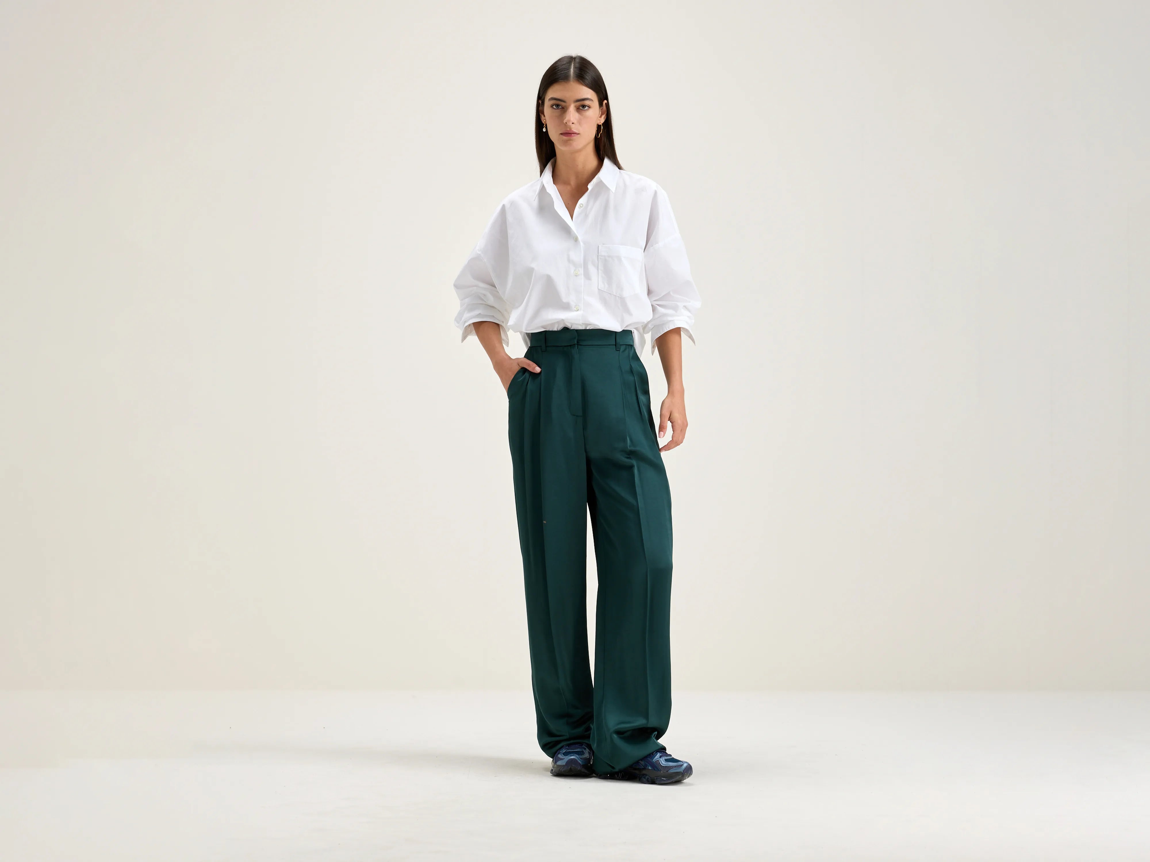 Women's Comfortable Garments End Of Season Sale Dominic tailored trousers (242 / W / HUNTER)