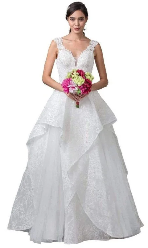 Classic Women's Apparel Trendy Pulse Trevi Collection Bridal W2375