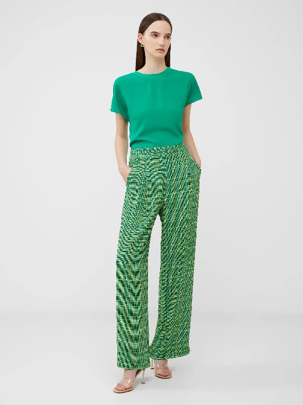 Women's Date Night Outfit Romantic Detailing Carmen Recycled Crepe Trousers