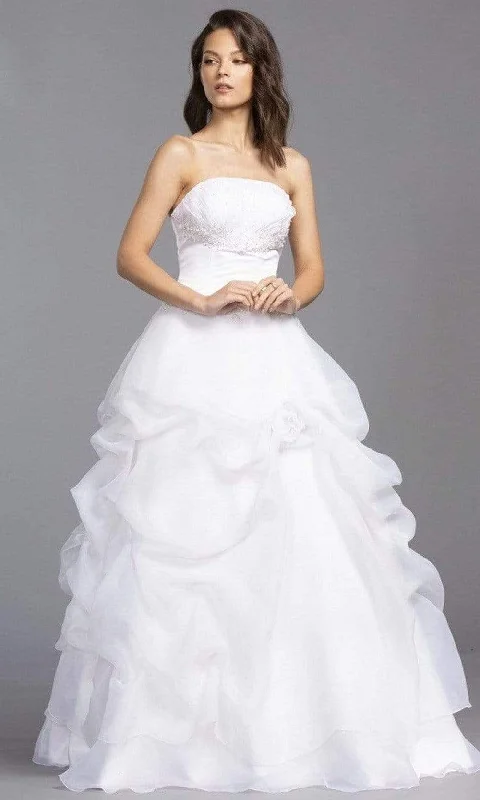 Women's Everyday Apparel Explore What's New Trevi Collection Bridal - LH039 Tulle A-Line Bridal Dress