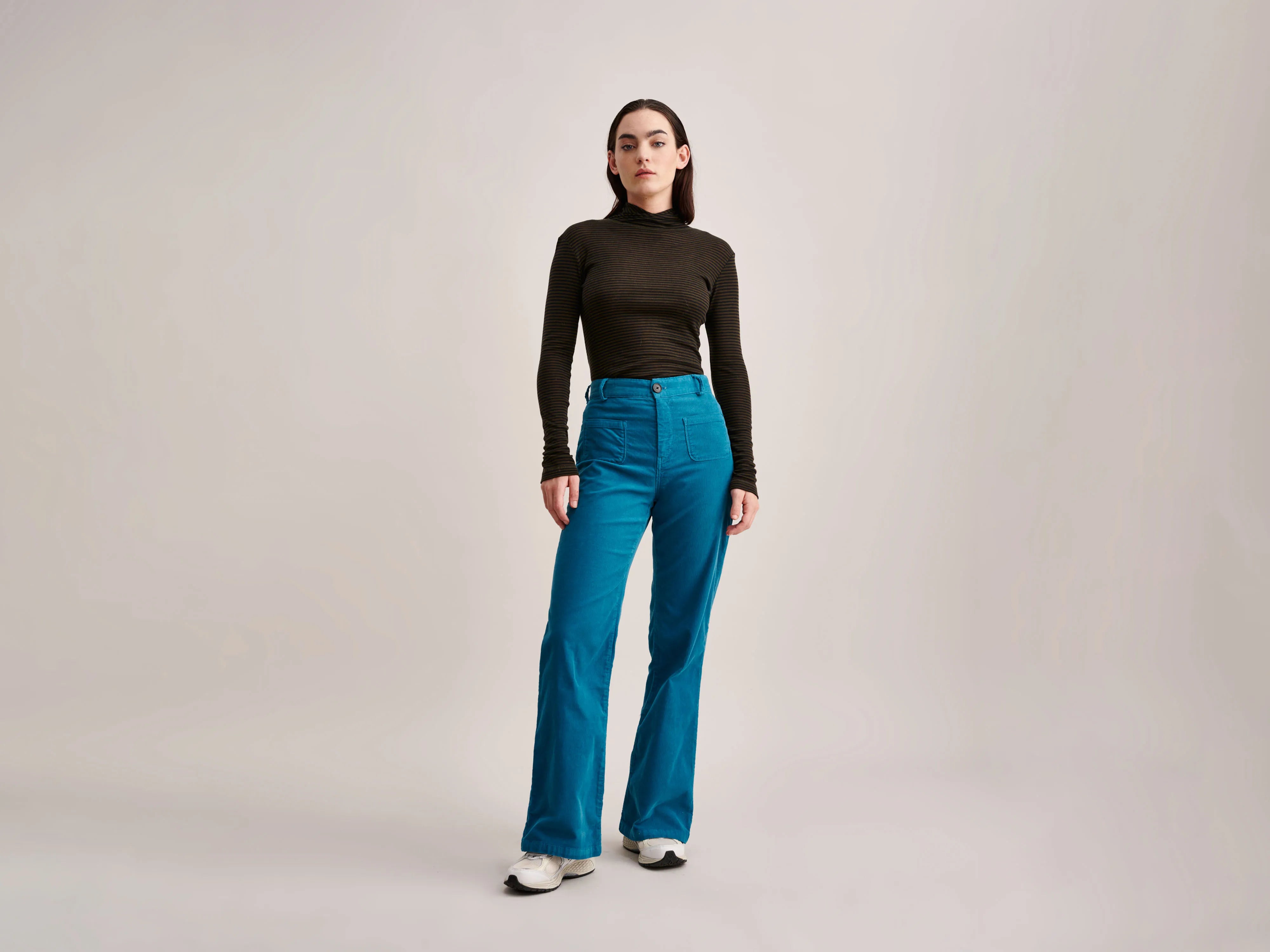 Women's Luxury Apparel Evening Elegance Park Trousers (232 / W / TURQUOISE)