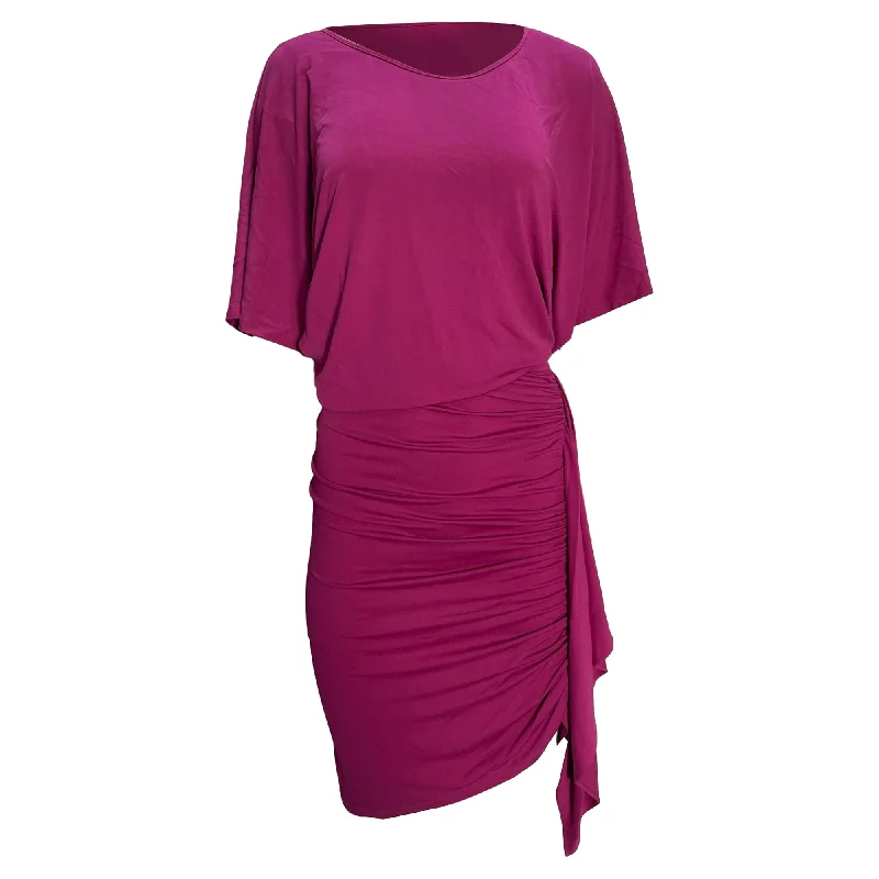 Affordable Trendy Clothes For Women Unbeatable Prices Michael Kors Ruched Mini Dress in Pink Cotton