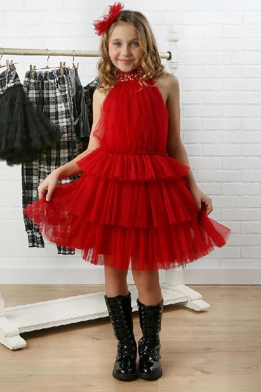 Chic & Cozy Apparel The Delphine Red Dress