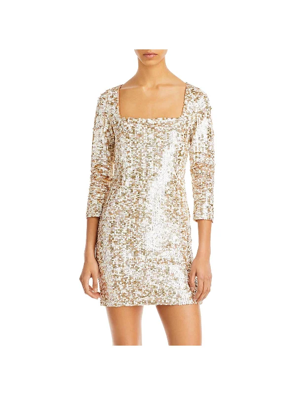 Women's Attire Special Offers, Don'T Miss Davinia Womens Sequined Short Mini Dress