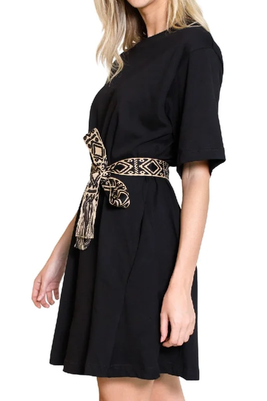Discover Promotions ZAHRA DRESS (JET BLACK) 41"