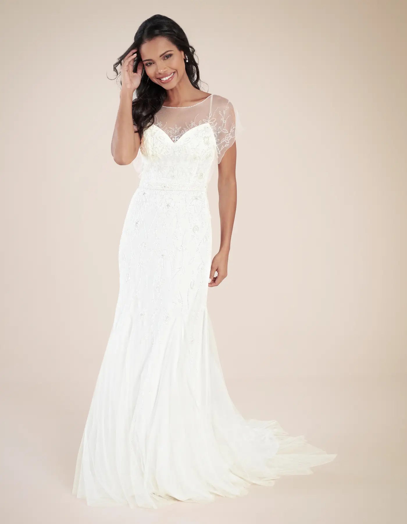 Women's Night-Out Clothes Fashion-Forward DingJiDress a fully beaded boho sheath gown Wedding Dresses Women's Night-Out Clothes Fashion-Forward DingJiDress a fully beaded boho sheath gown Wedding Dresses