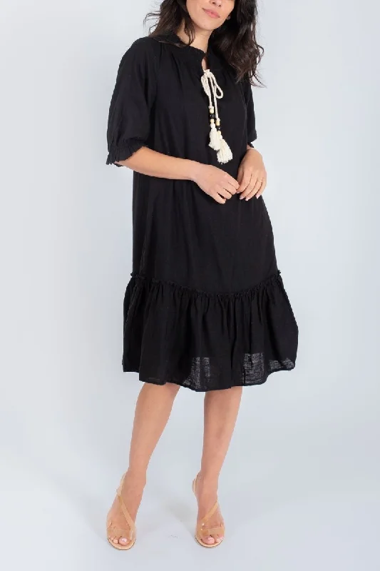 Sustainable Fashion Extravaganza CLIO DRESS (BLACK) 37.5"