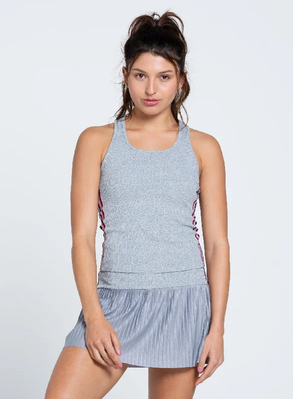 Stylish Women's Clothing Big Savings Berry Stripe Rib Tank