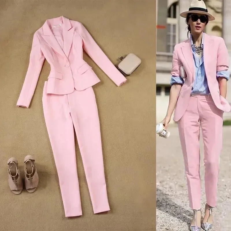 Stylish And Comfortable Clothing For Women Chic Style Stylish Pink Pantsuit