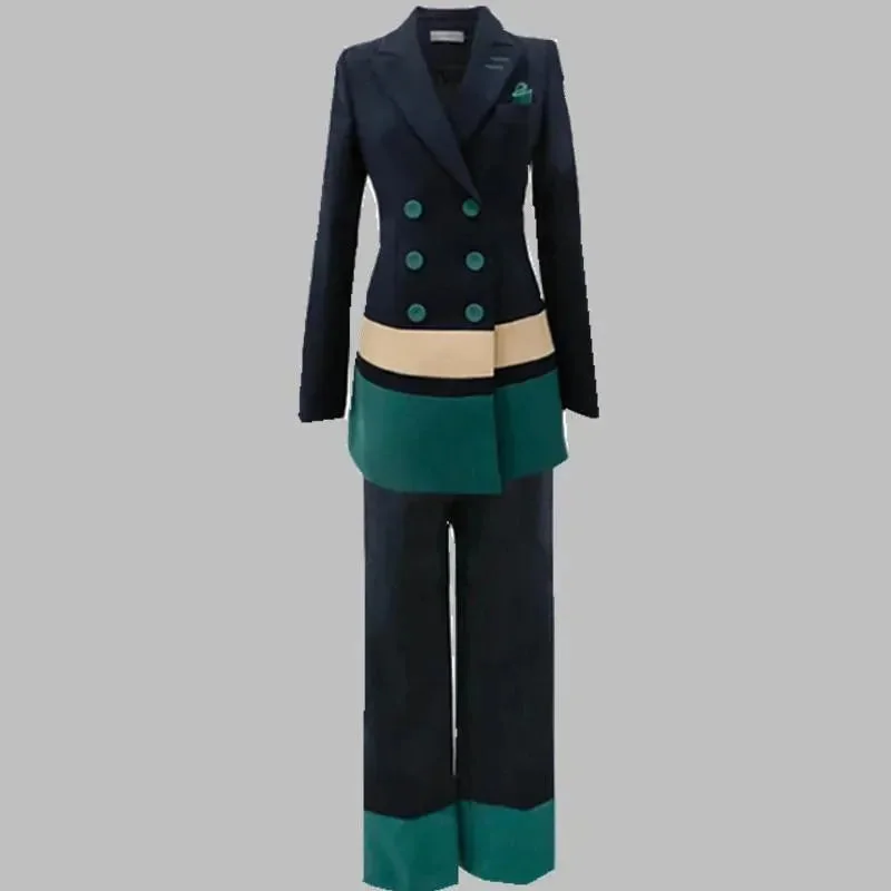 Women's High-Fashion Clothes Trendy Women's Collection Women Patchwork Business Pantsuit