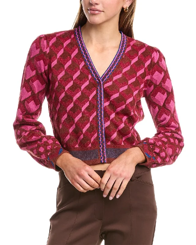 Women's Vintage-Inspired Clothing Fashion-Forward Diane von Furstenberg Macaria Cardigan