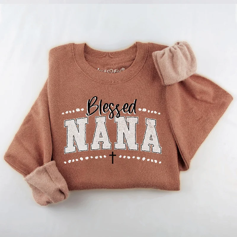 Women's Functional Apparel For Outdoor Activities Trendy Pulse Blessed Nana Sweatshirt