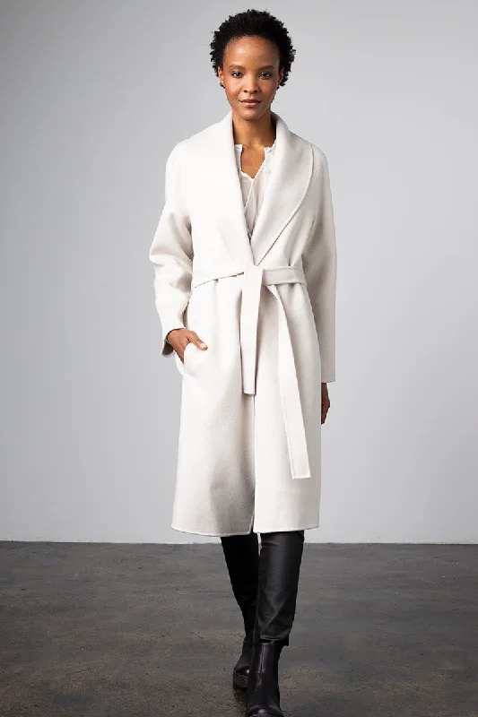 Women's Everyday Clothes Playful Elegance Kinross Cashmere Shawl Collar Coat