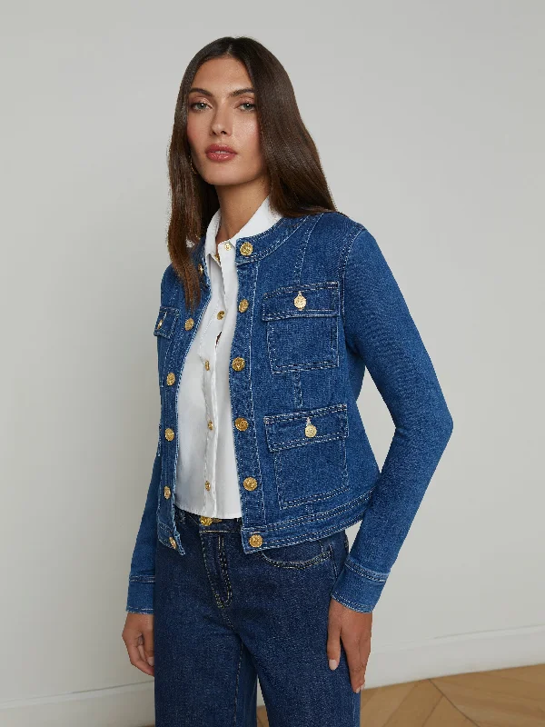 Women's Professional Apparel Huge Discounts This Week Yari Denim Jacket