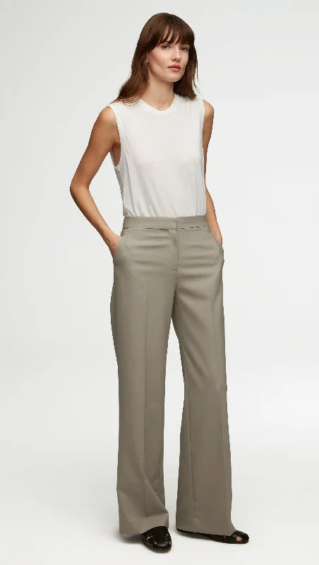 Women's Festive Attire Chic Sophistication Wide Leg Trouser in Seasonless Wool | Laurel