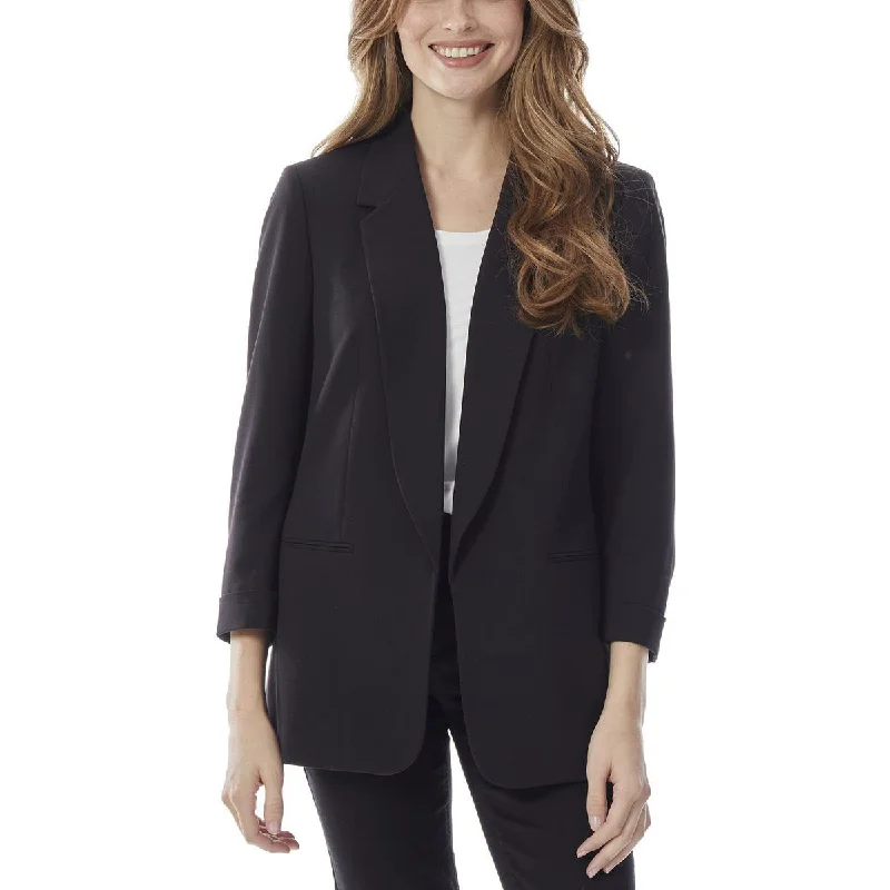 Women's Holiday Outfit Latest Trends Womens Office Notch Collar Open-Front Blazer