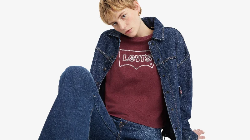 Women's Plus-Size Garments Catch Every Fashion Trend Levi's® Women's Graphic Boxy T-Shirt