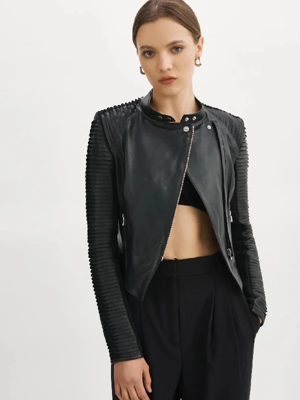 Women's Outfit Quick Grab Deals Azra Leather Jacket - Black