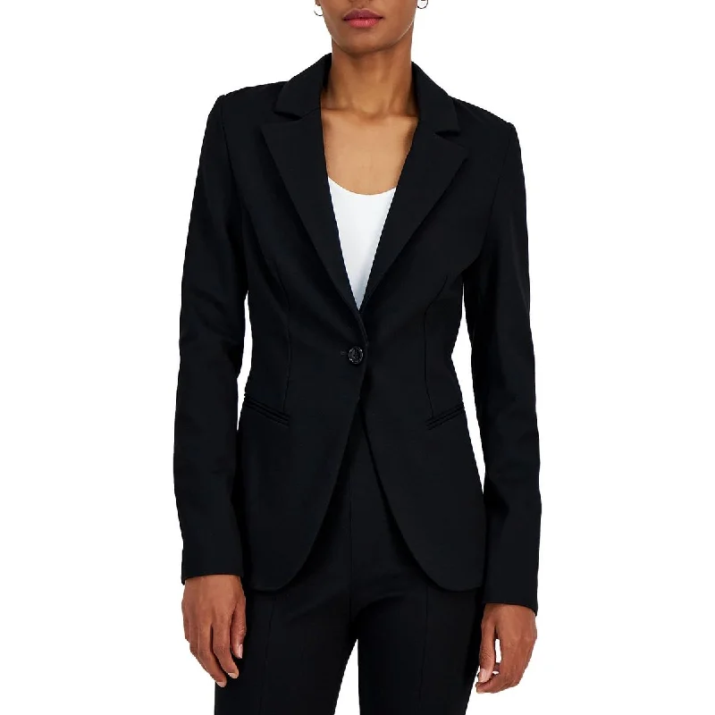 Women's Outfit For The Office Trend Alert Womens Collar Viscose One-Button Blazer