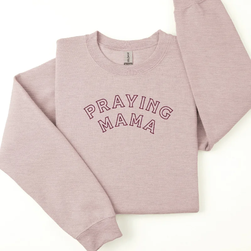 Timeless Women's Clothing Special Offer Embroidered Praying Mama Sweatshirt