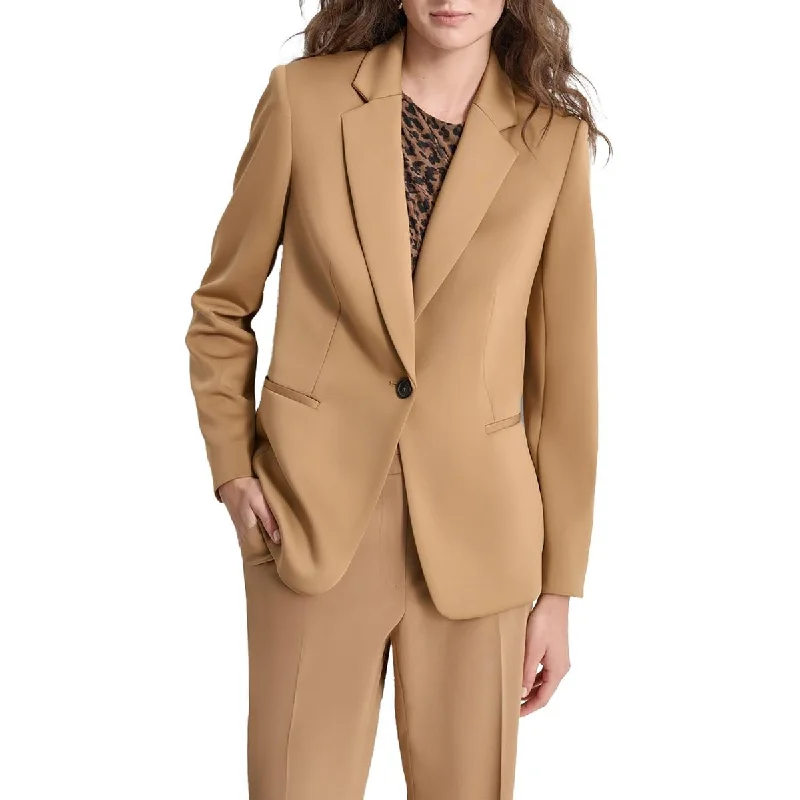 Women's Trendy Casual Outfit Trendy Women’S Wear Womens Shoulder Pads Polyester One-Button Blazer