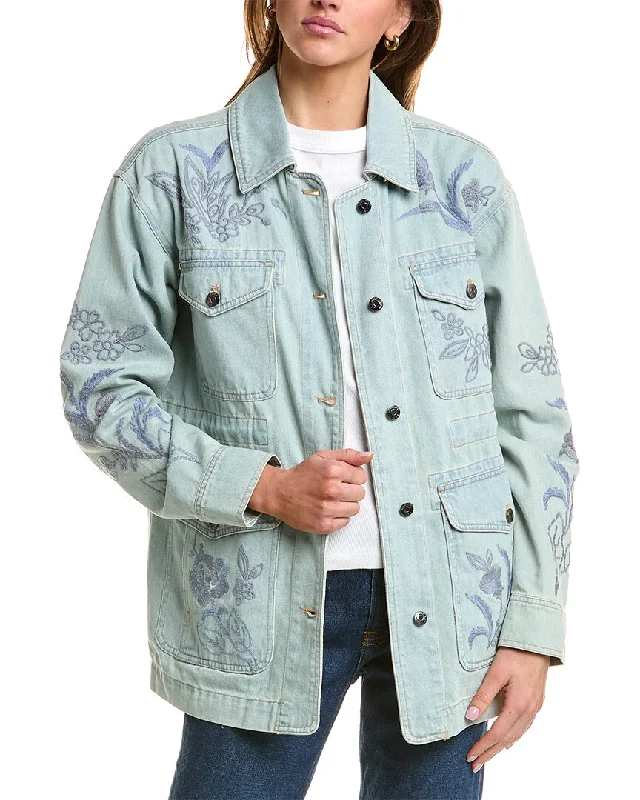 Stylish Outerwear Clothes For Women Catch Every Fashion Trend Johnny Was Cargo Denim Jacket