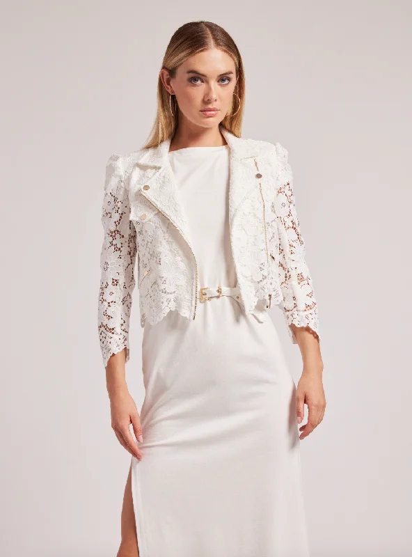 Timeless Women's Garments Unbeatable Prices Malibu Lace Jacket - White