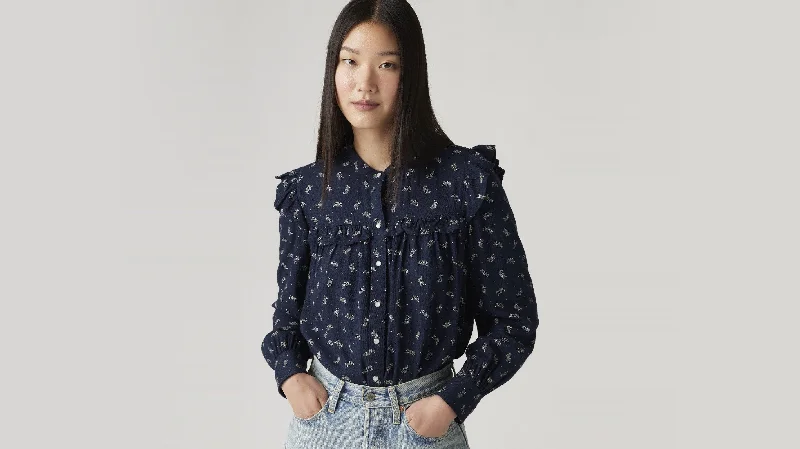 Affordable Luxury Women's Garments Innovate Your Wardrobe Levi's® Women's Gianna Long-Sleeve Blouse