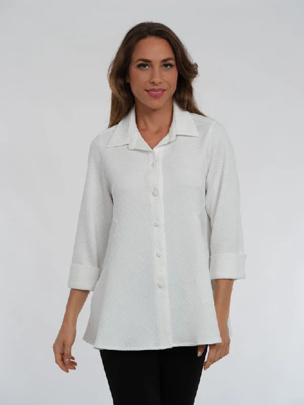 Women's Fashion Clothes Save Big LIOR Women's Textured Knit Button Up Side Pockets - "Vella"