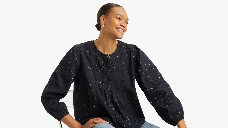 Affordable Women's Clothes Clearance Event Levi's® Women's Aliyah Long-Sleeve Blouse