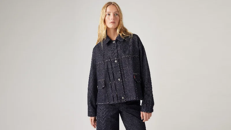 Women's Apparel And Garments Casual Yet Stylish Separates Levi's® WellThread® Women's Iris Relaxed Type II Trucker Jacket