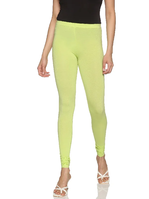 Women's Comfortable Lounge Attire Hurry Before It's Gone Lime green churidar