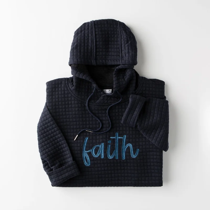 Affordable Women's Clothing Women's Fashion Hotspots Faith Quilted Hoodie