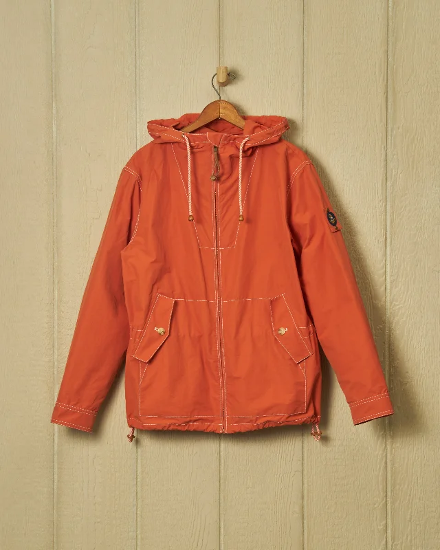 Vintage Clothing For Women Casual Weekend Relaxed Style Ten Mile Anorak in Burnt Orange