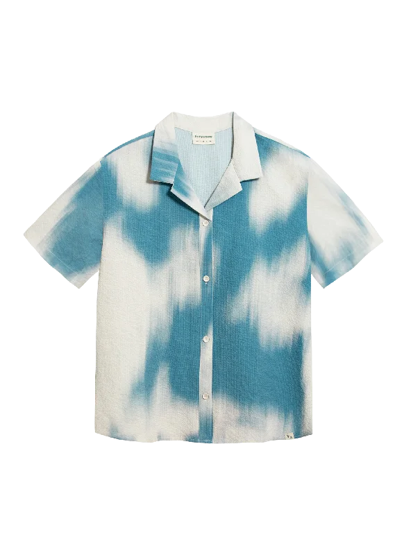 Casual Apparel For Women Style Breakthroughs Resort Shirt (Seersucker Sky)