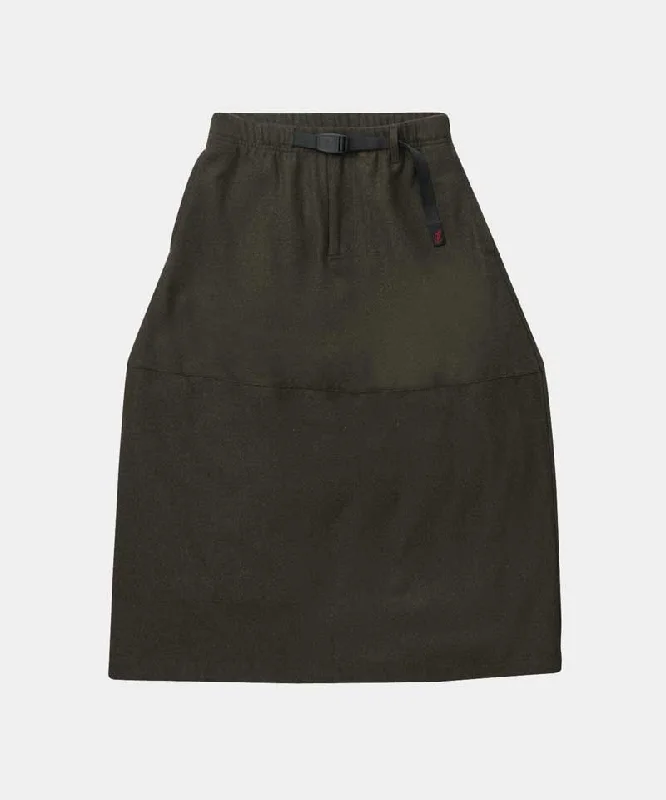 Women's Attire Timeless Elegance Redefined Wool Paneled Skirt