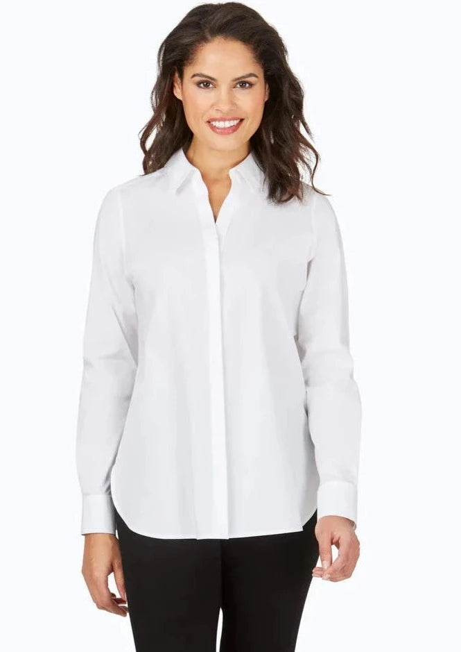 Women's Travel Garments Trendy Attire For Her Foxcroft - Kylie Essential Stretch Non-Iron Shirt