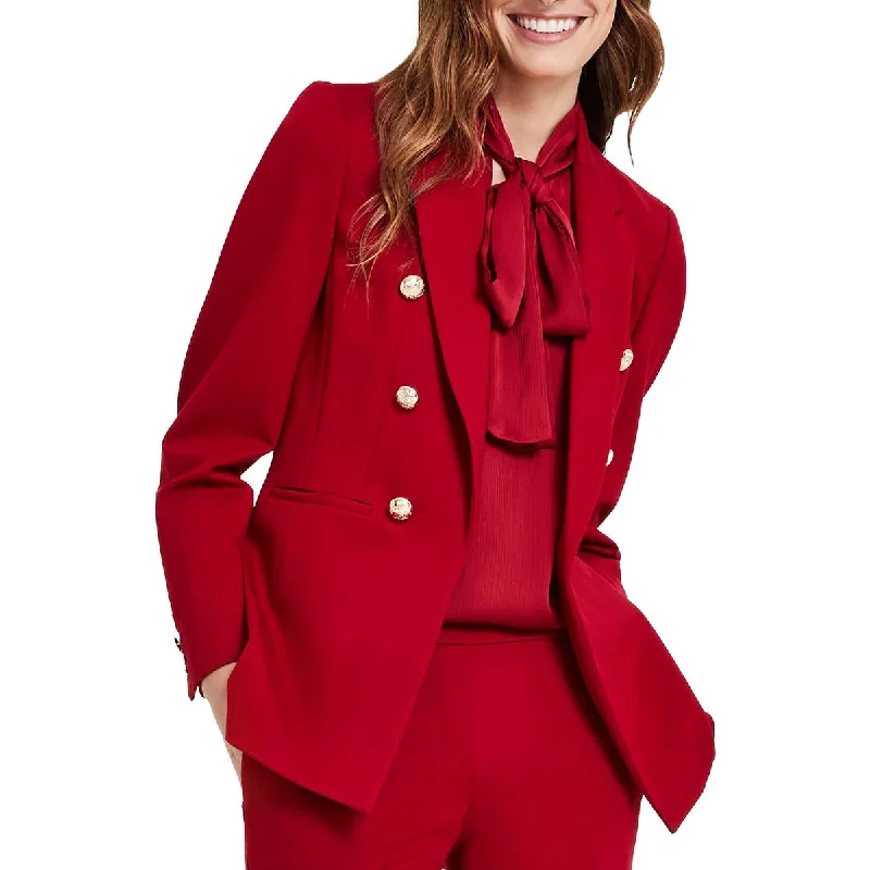 Women's Evening Outfit Fashion-Forward Outfits Womens Button Viscose Double-Breasted Blazer