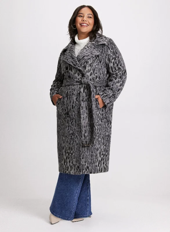 Women's Apparel And Garments Unbeatable Prices Bernardo - Leopard Print Coat