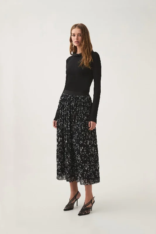 Women's Clothing For Travel Relaxed Style Starflower Midi Skirt