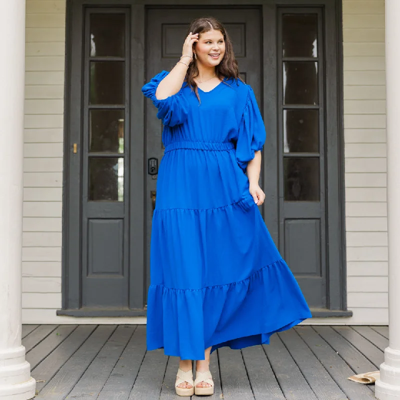 Formal Garments For Women Budget-Friendly Fashion Inspired By Life Maxi Skirt, Royal Blue