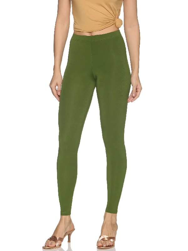 Women's Activewear Attire Limited Time Forest green ankle